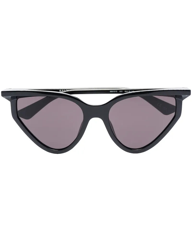 Balenciaga Rim' Sonnenbrille im Cat-Eye-Design - Schwarz Schwarz
