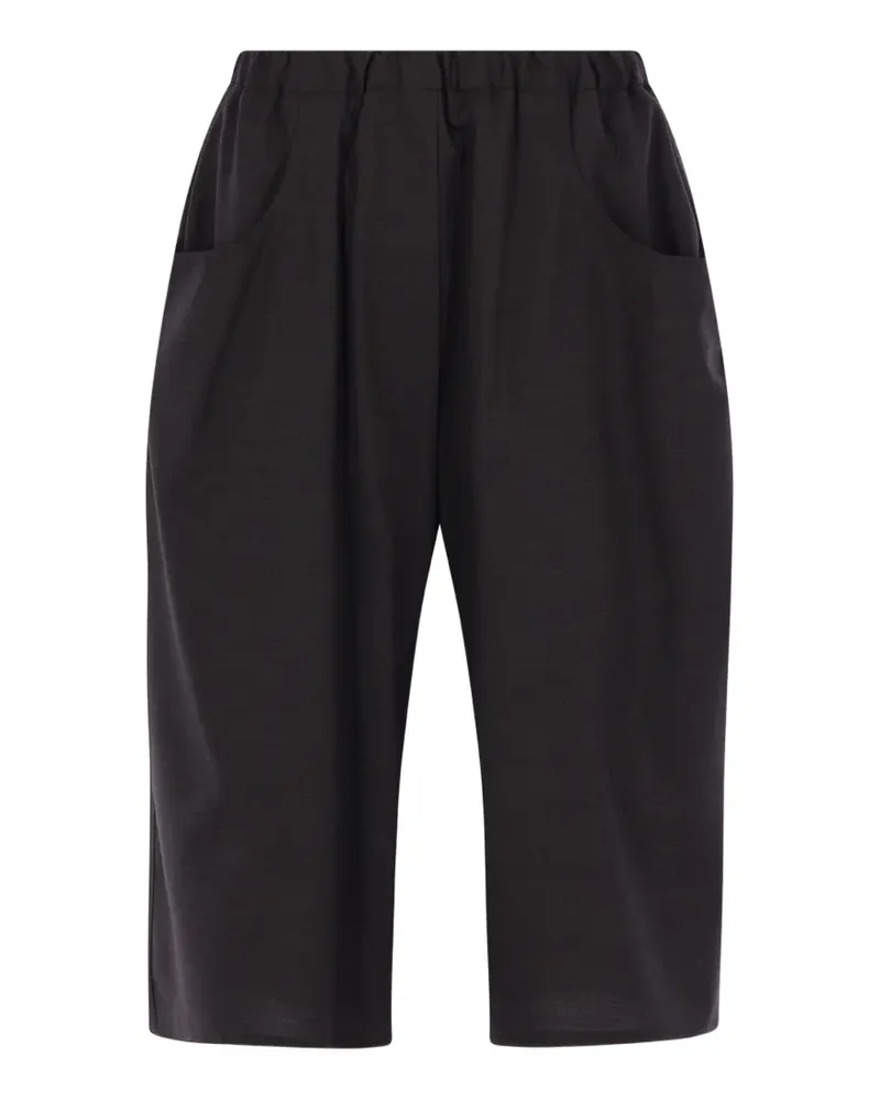 TER ET BANTINE elastic-waist bermuda shorts - Braun Braun