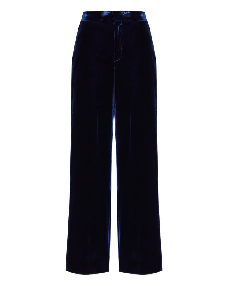 Etro textured trousers - Blau Blau