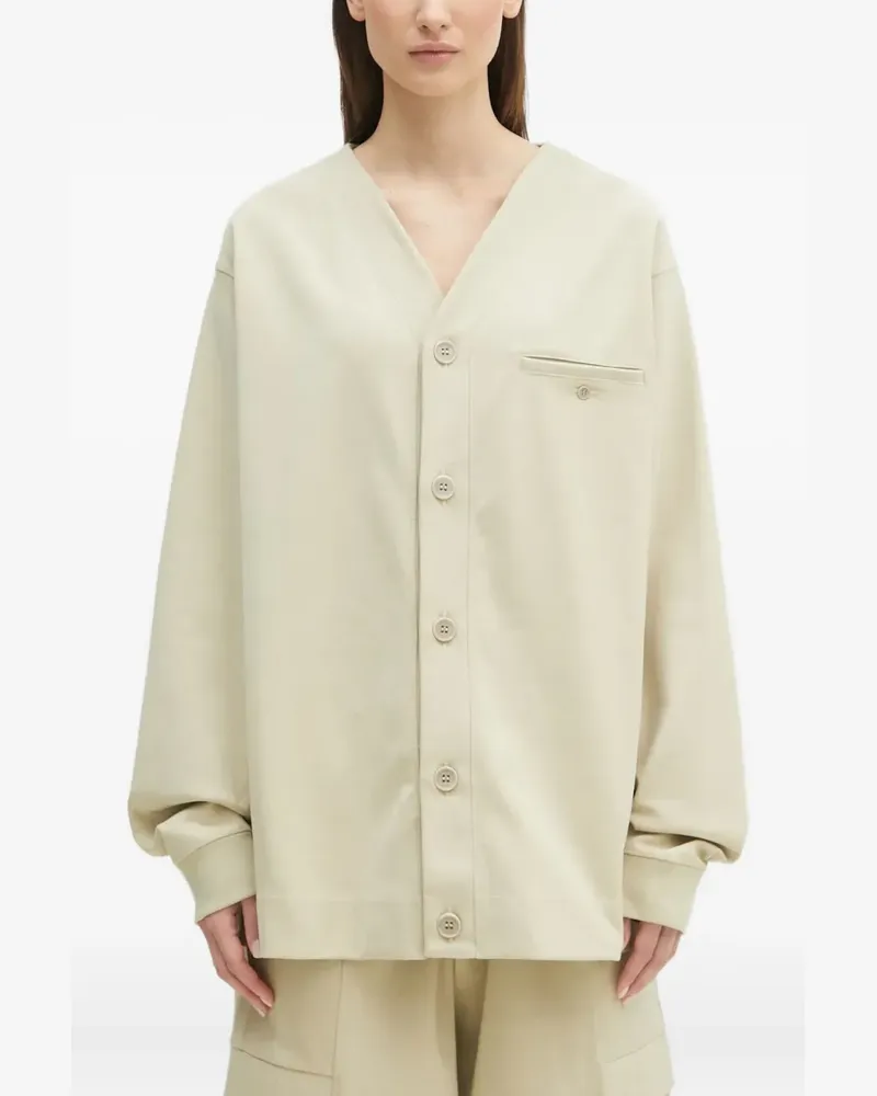 PANGAIA DNA Hemdjacke mit Knopfleiste - Nude Nude