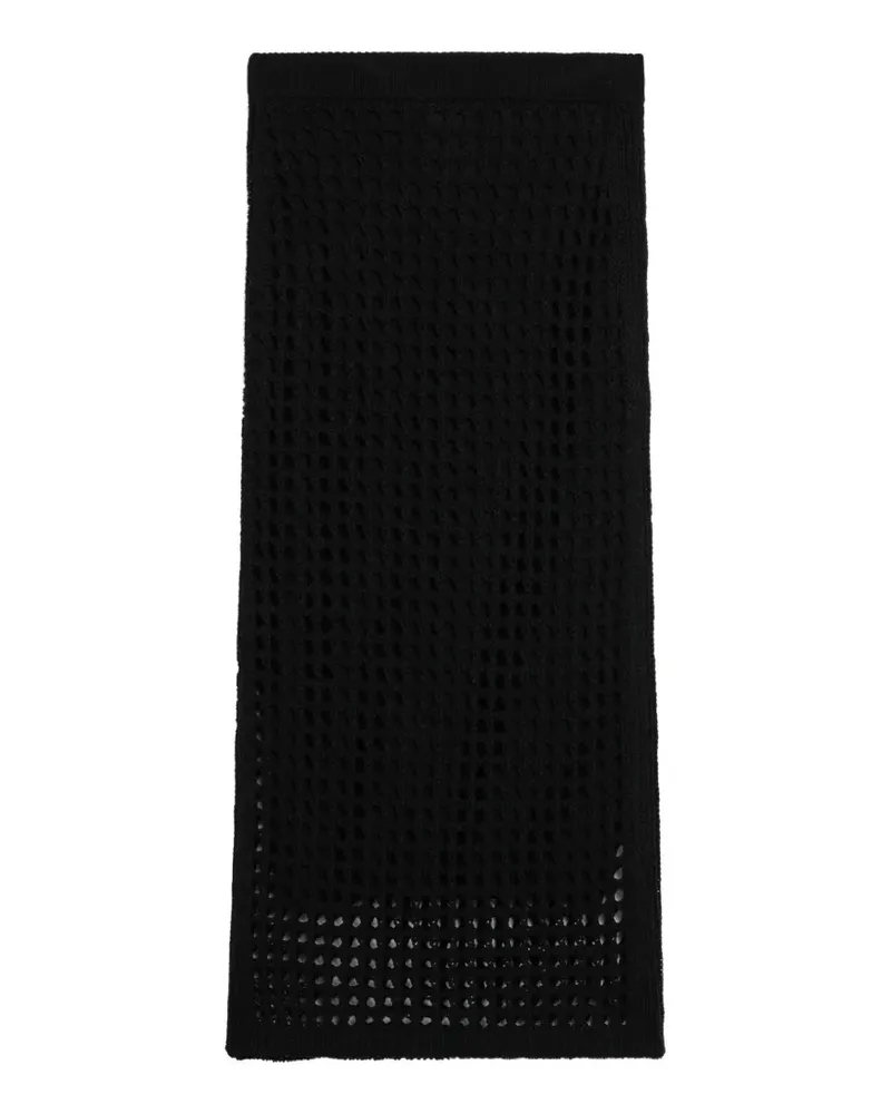 Max Mara crochet-knit skirt - Schwarz Schwarz