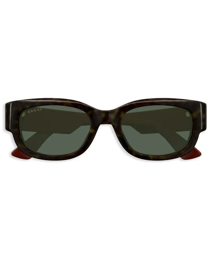 Gucci Sonnenbrille mit GG - Braun Braun