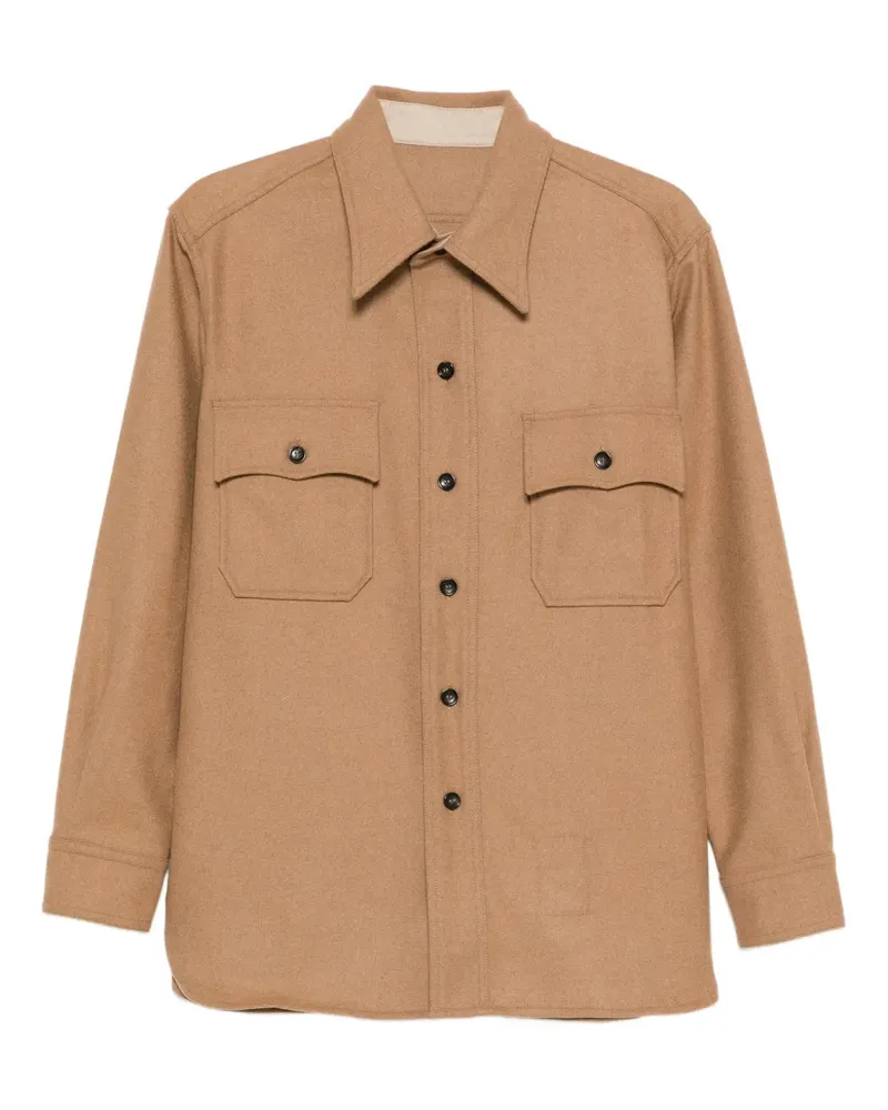 Fortela Hemdjacke mit Knöpfen - Nude Nude