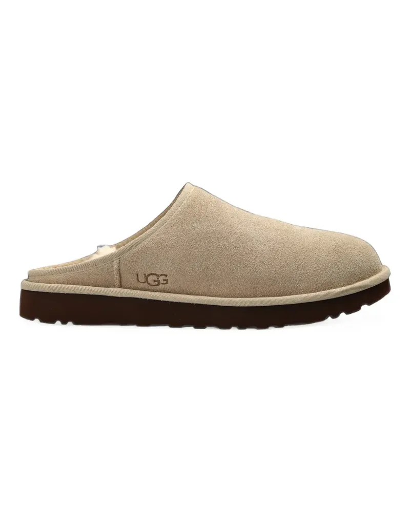 UGG Classic leather slides - Nude Nude