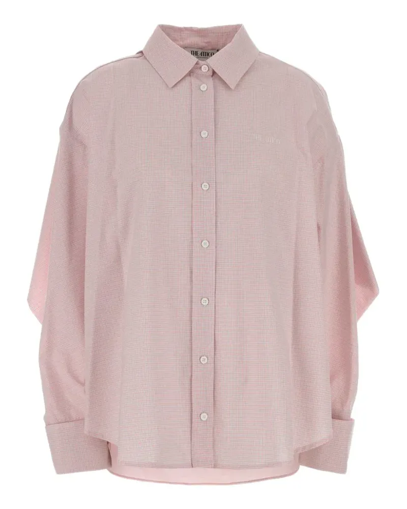 ATTICO Hemd in Weiß und Pink - Rosa Rosa