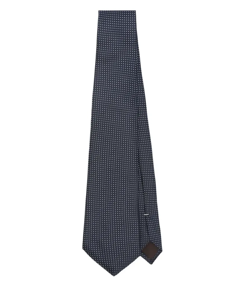 Canali Krawatte aus Seide - Blau Blau