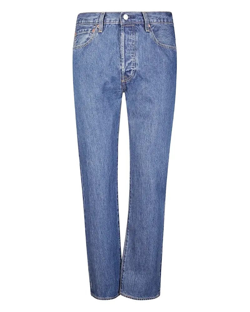 Levi's 501 Straight-Leg-Jeans mit Knöpfen - Blau Blau
