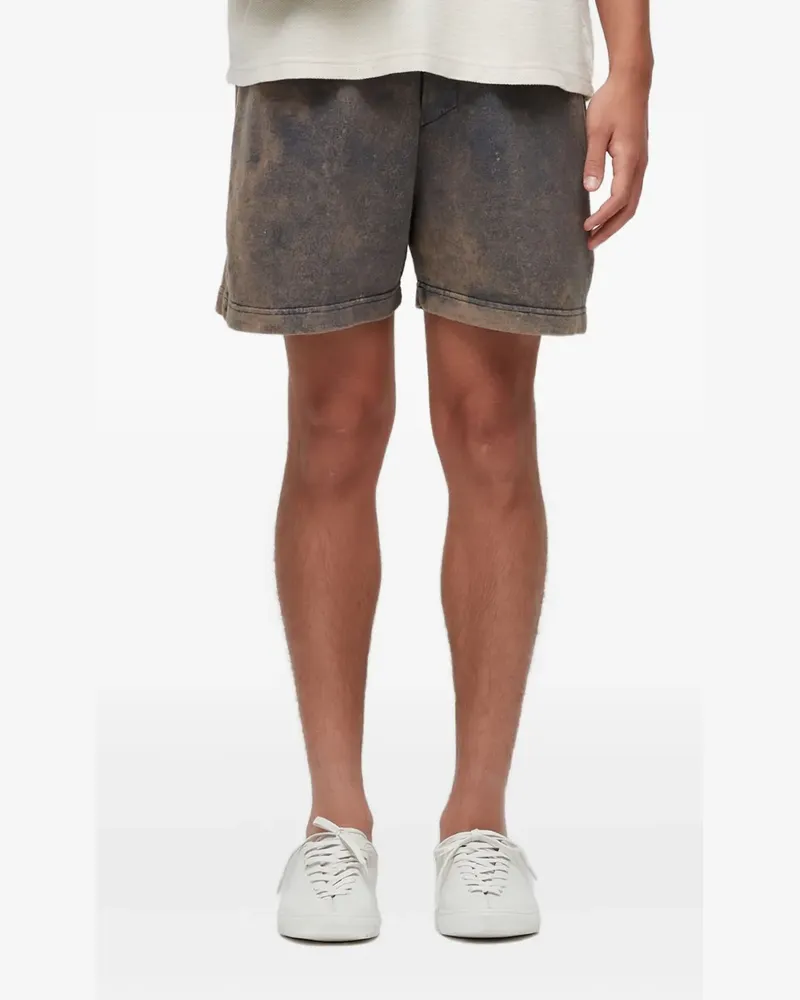 Osklen Shorts mit Acid-Wash-Effekt - Grau Grau