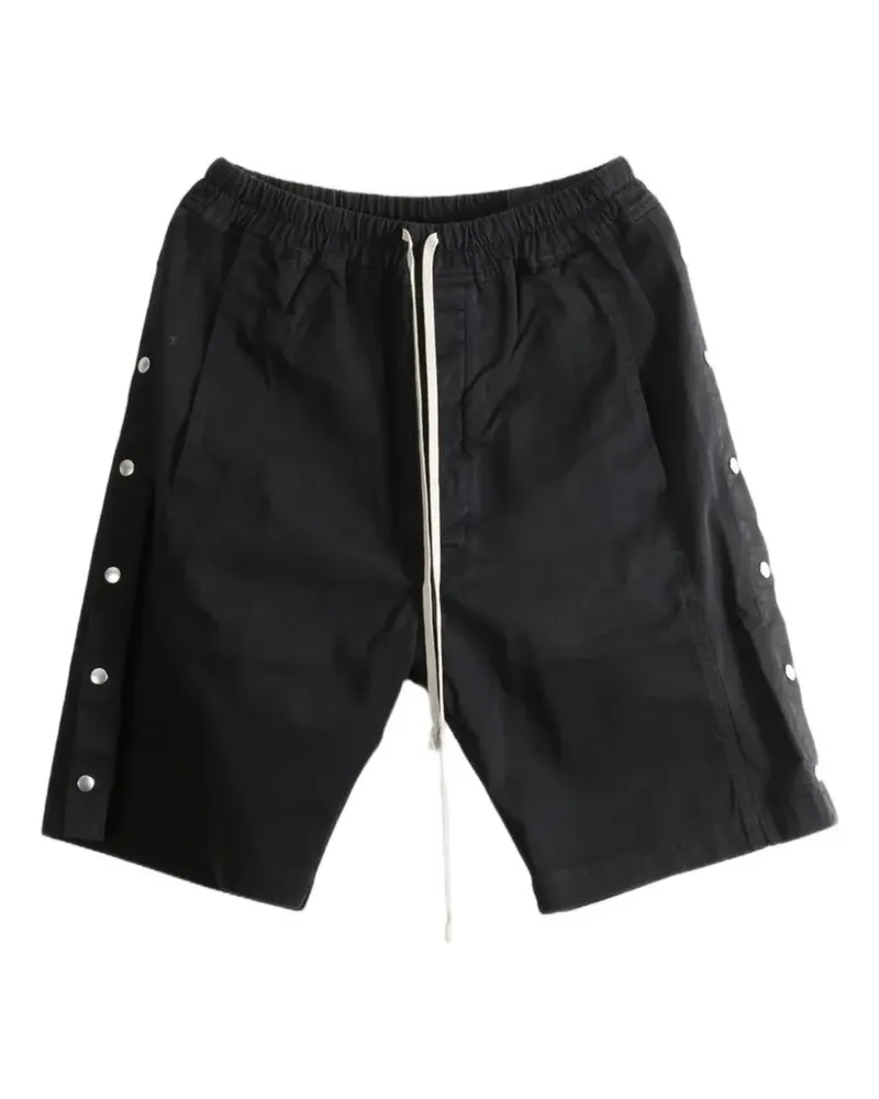 DRKSHDW by Rick Owens Pusher Shorts mit Druckknopf und Kordelzug - Schwarz Schwarz