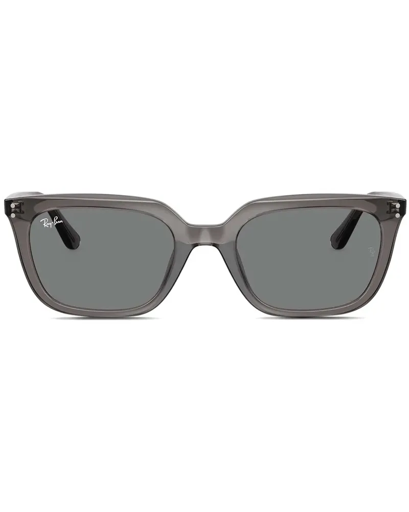 Ray Ban Sonnenbrille mit eckigem Gestell - Grau Grau