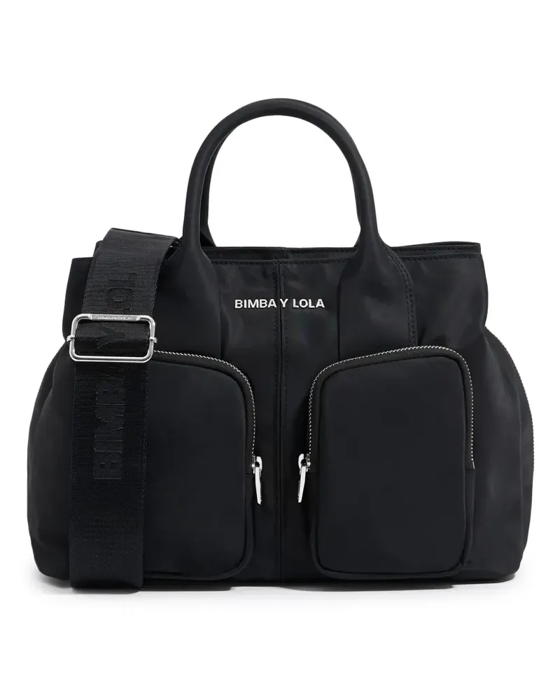 BIMBA Y LOLA Große Handtasche mit Reißverschluss - Schwarz Schwarz