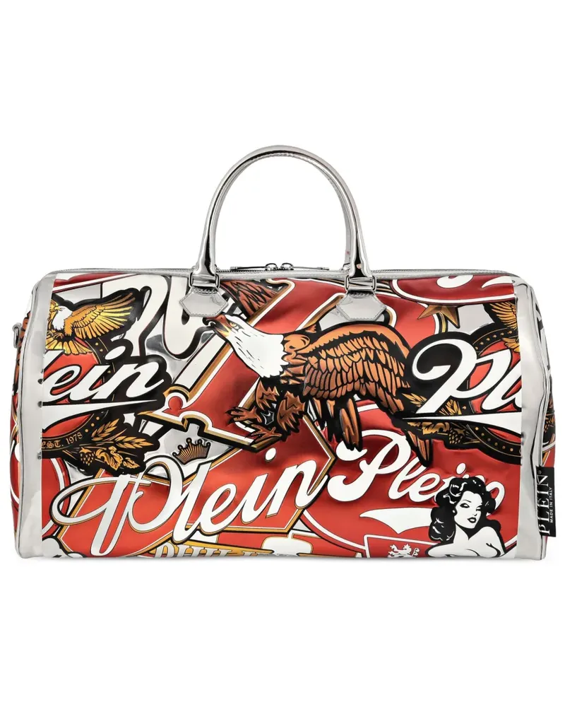 Philipp Plein Reisetasche mit Adler-Print - Mehrfarbig Mehrfarbig