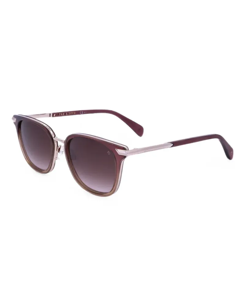 Rag & Bone geometric-frame sunglasses - Rot Rot