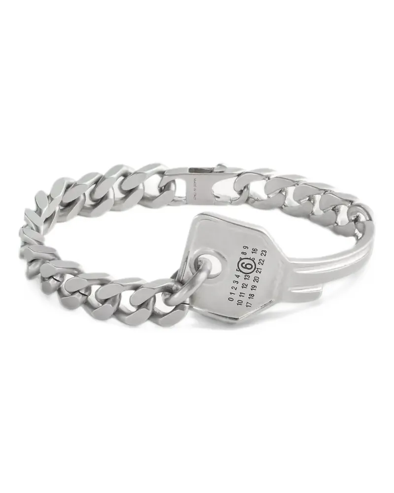 Maison Margiela Key chain bracelet - Silber Silber