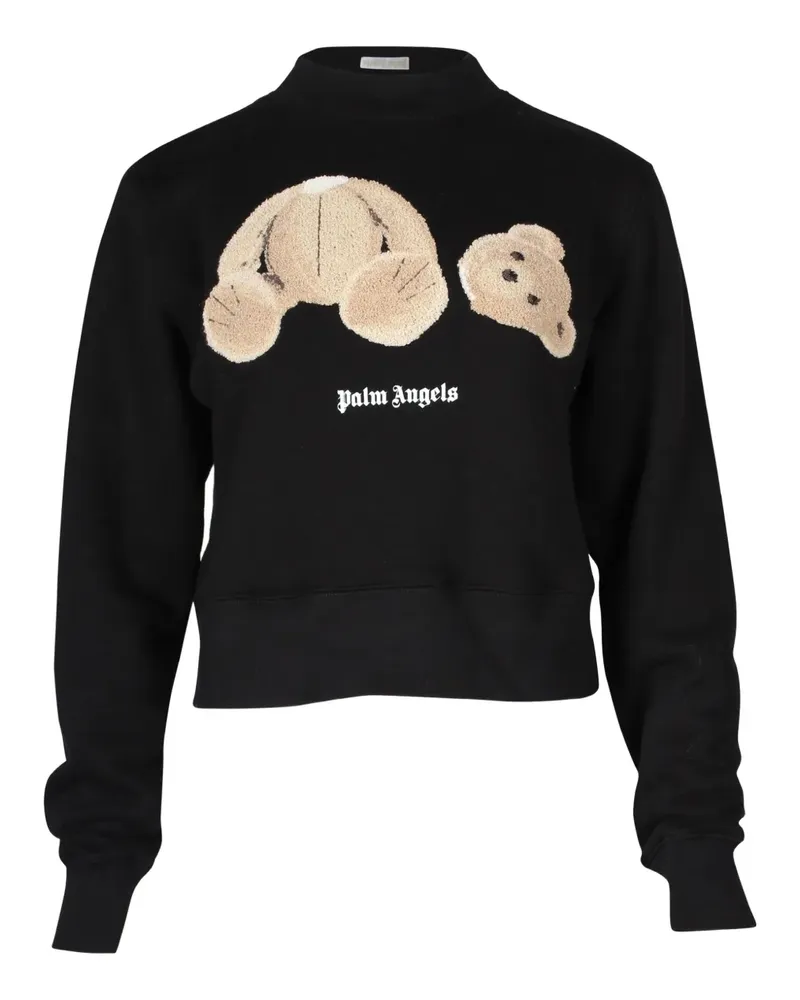 Palm Angels Teddy Bear-print sweatshirt - Schwarz Schwarz