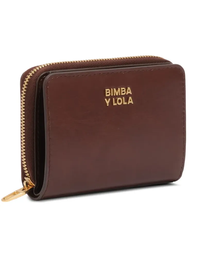 BIMBA Y LOLA Portemonnaie mit dunklem Revers - Braun Braun