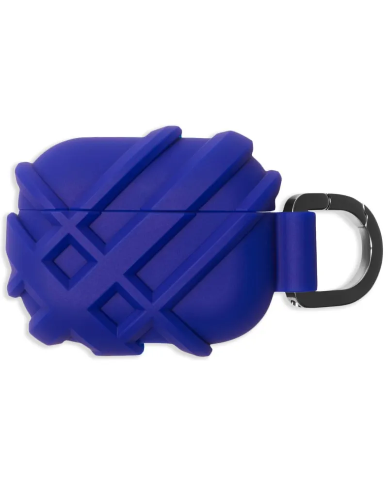 Burberry Check AirPods-Hülle - Blau Blau