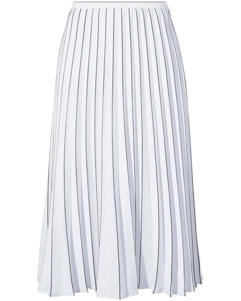 Proenza Schouler Midirock aus Seidenkrepp - Weiß Weiß