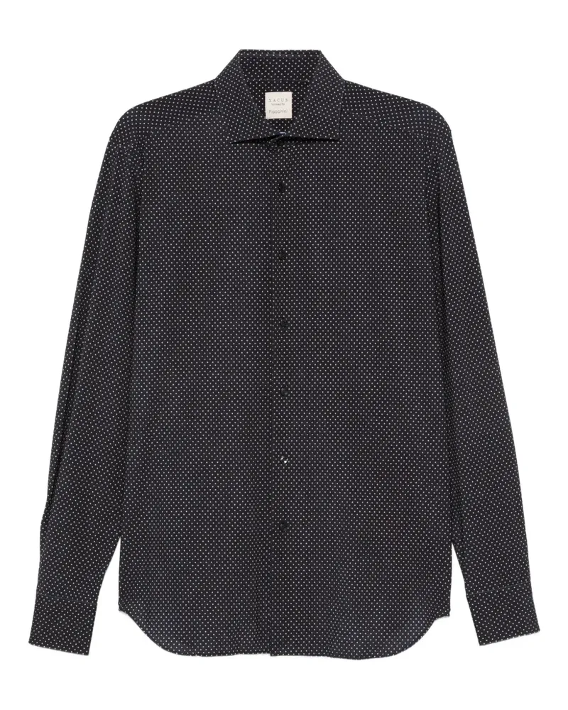 XACUS Hemd mit Polka Dots - Blau Blau