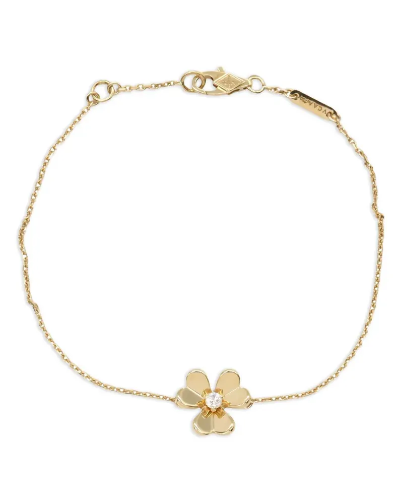 Van Cleef & Arpels 2010 18kt Frivole Gelbgoldarmband mit Diamanten Gold