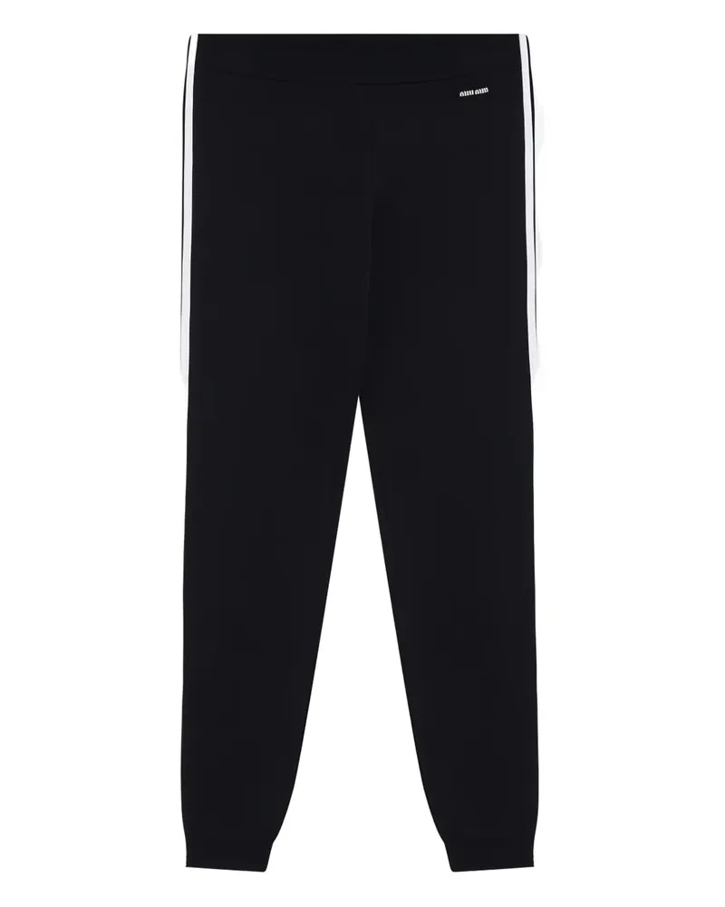 Miu Miu Hose mit Streifen - Blau Blau