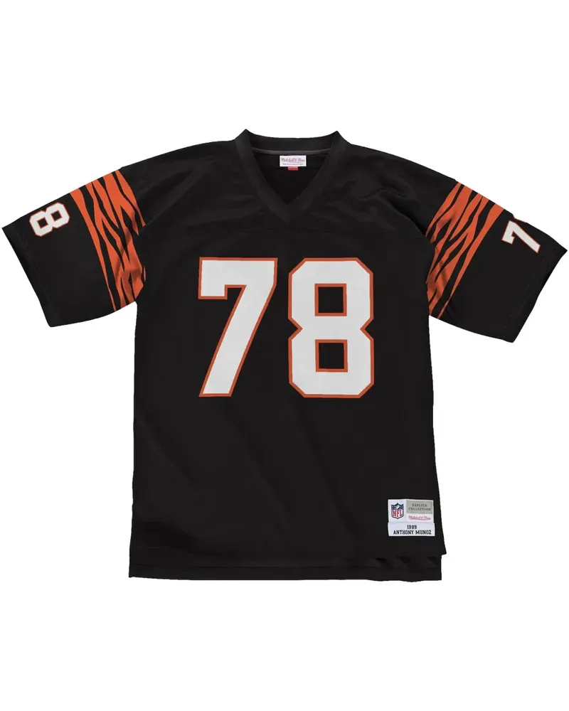 Mitchell & Ness NFL Legacy "Bengals 1989 Anthony Munoz" Trikot - Schwarz Schwarz
