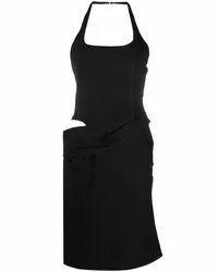 Jacquemus Schmales Kleid Schwarz