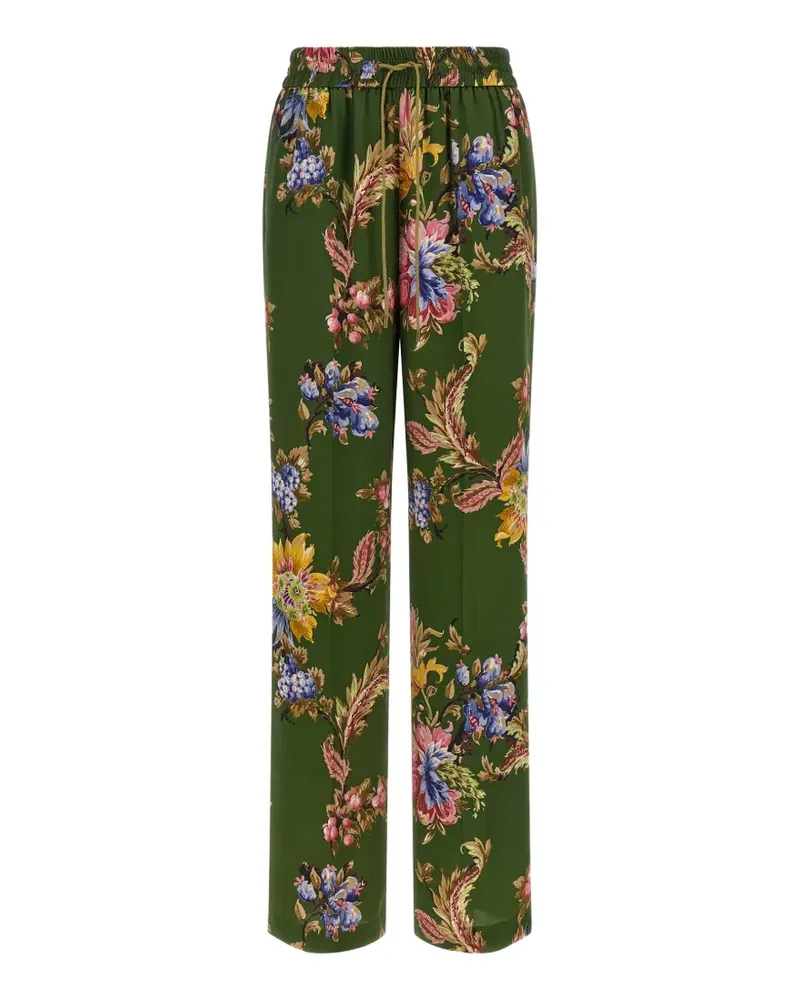 Etro Hose mit Print - Grün Grün