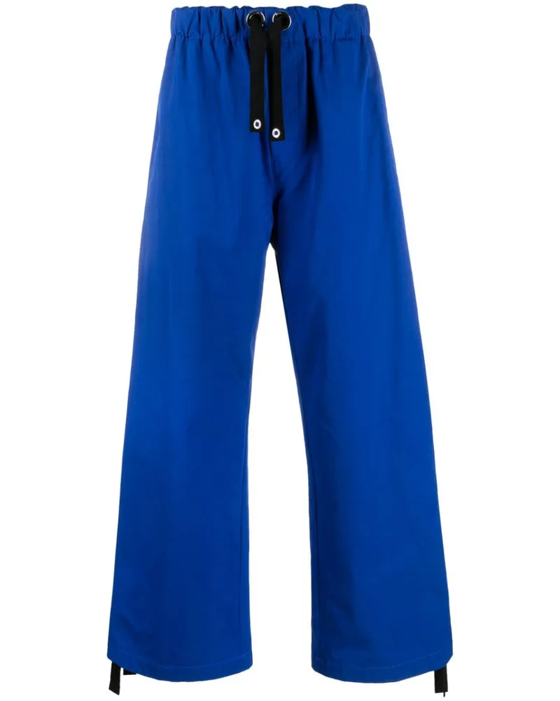Versace Jogginghose mit weitem Bein - Blau Blau