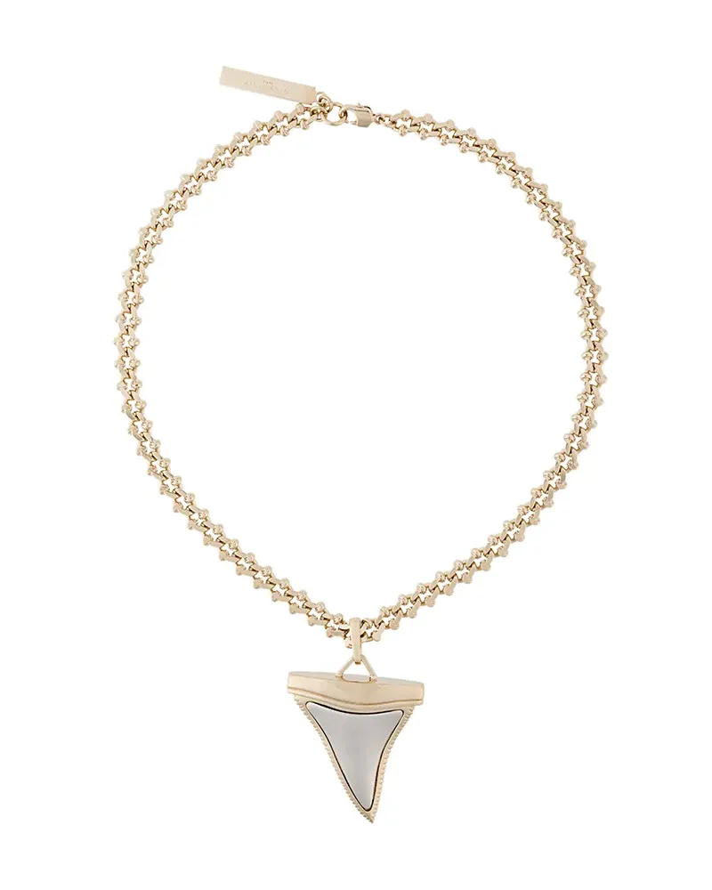 Givenchy Halskette mit Sebelzahn-Motiv - Gelb Gelb