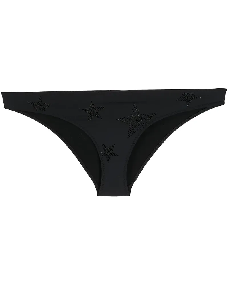 Stella McCartney Bikinihöschen mit Sternverzierung - Blau Blau