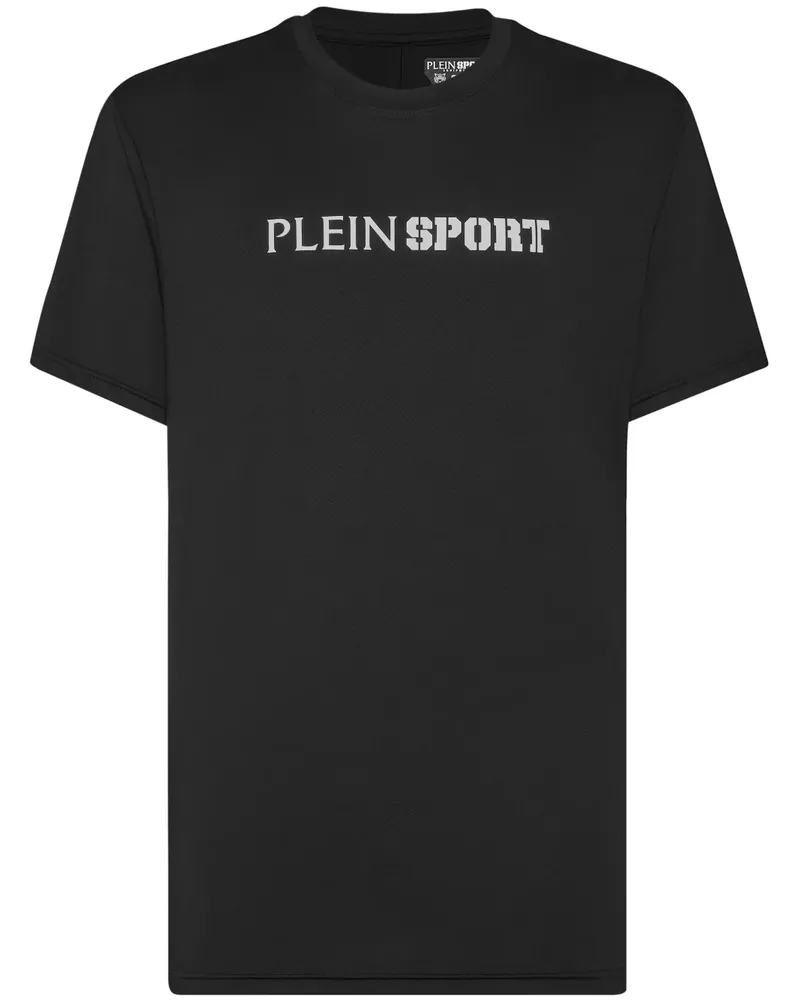 Philipp Plein Reflektierendes T-Shirt - Schwarz Schwarz