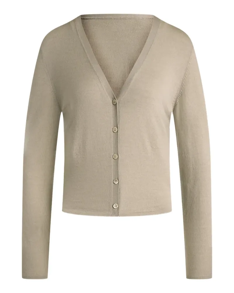 12 STOREEZ Camelia V-neck cardigan - Nude Nude
