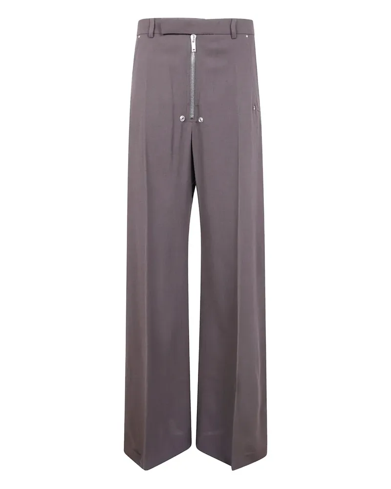 Rick Owens Weite Belas Hose mit Falten - Grau Grau