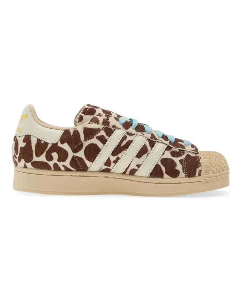 adidas Superstar II animal-print sneakers - Braun Braun