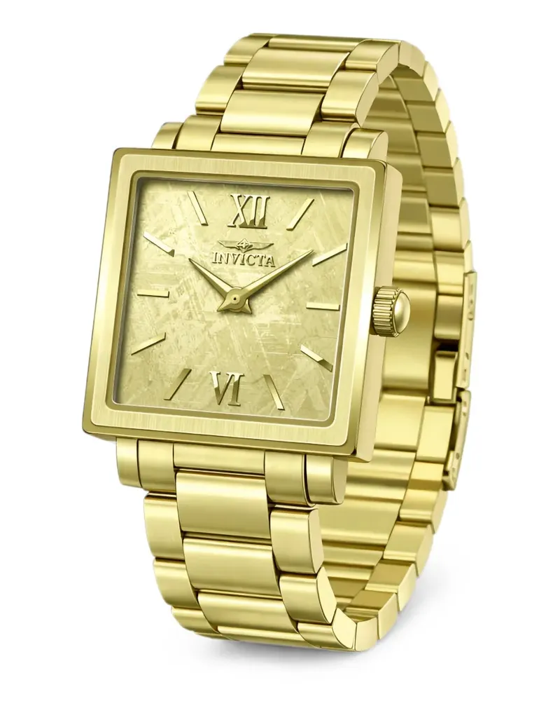 Invicta Angel square face 23mm watch - Gold Gold