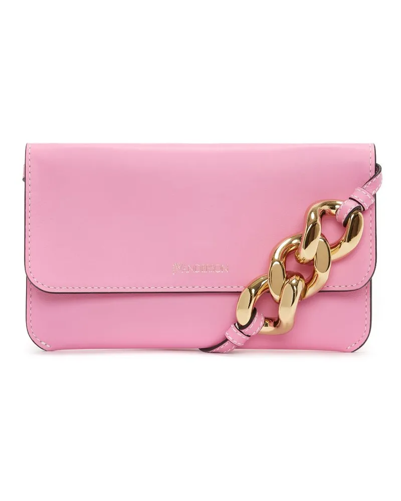 J.W.Anderson Handytasche mit Kettendetail - Rosa Rosa
