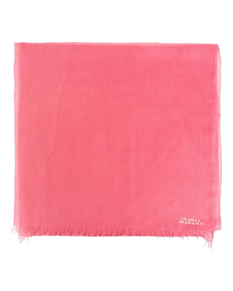 Isabel Marant Alette frayed scarf - Rosa Rosa