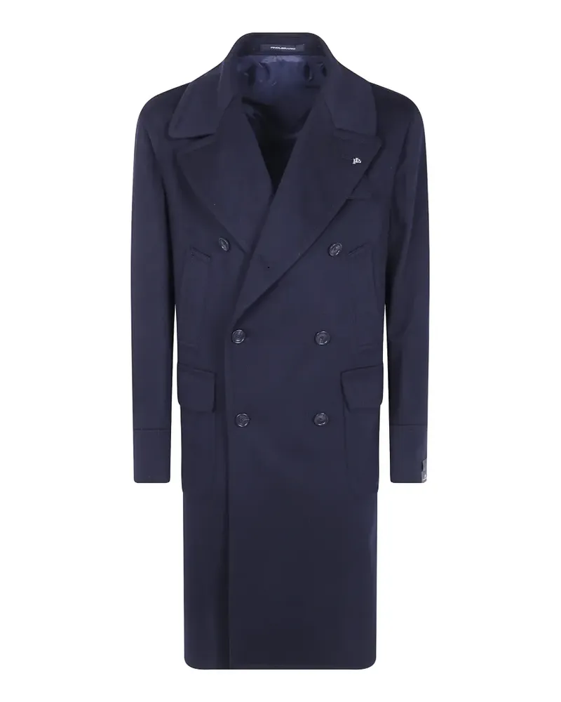 Tagliatore Doppelreihiger Mantel - Blau Blau