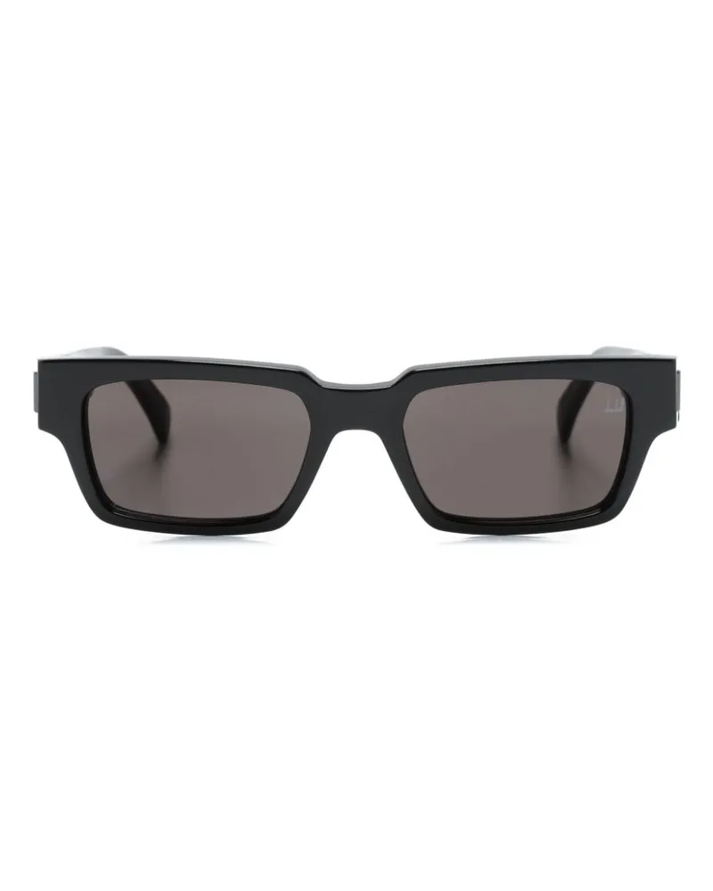 Dunhill Sonnenbrille mit eckigem Gestell Schwarz