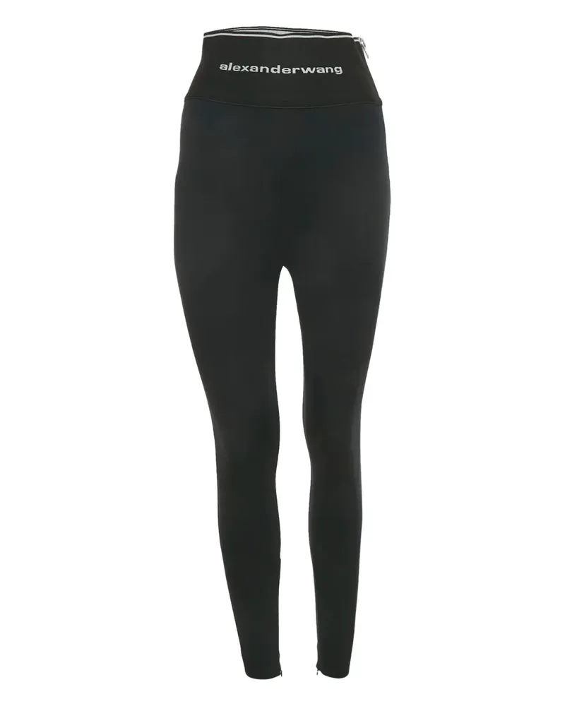 Alexander Wang Leggings mit Logo-Detail - Schwarz Schwarz