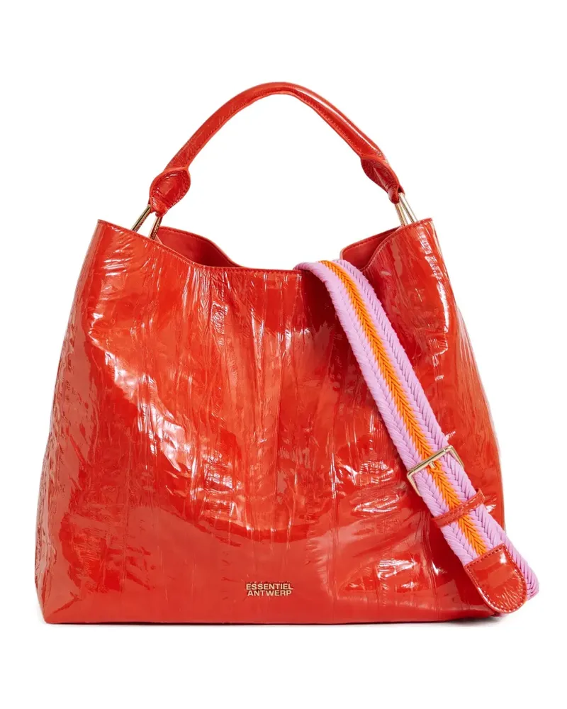 Essentiel Jistalo Schultertasche mit Logo - Rot Rot