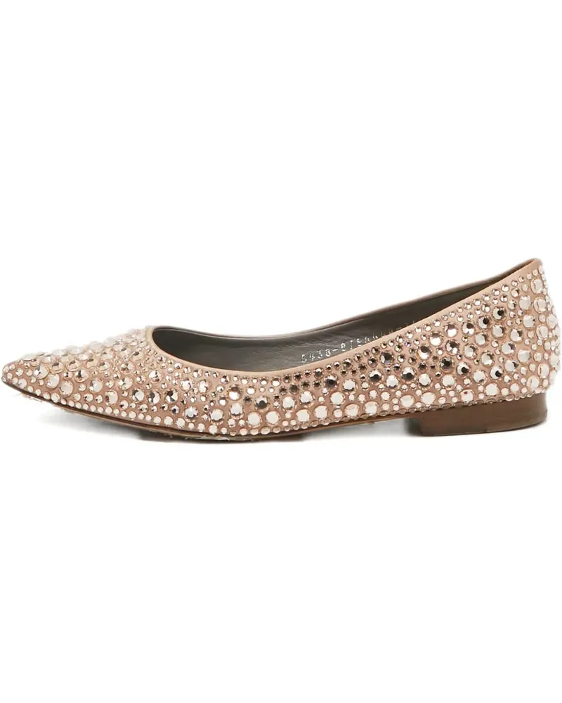Gina Ballerinas mit Nieten - Nude Nude