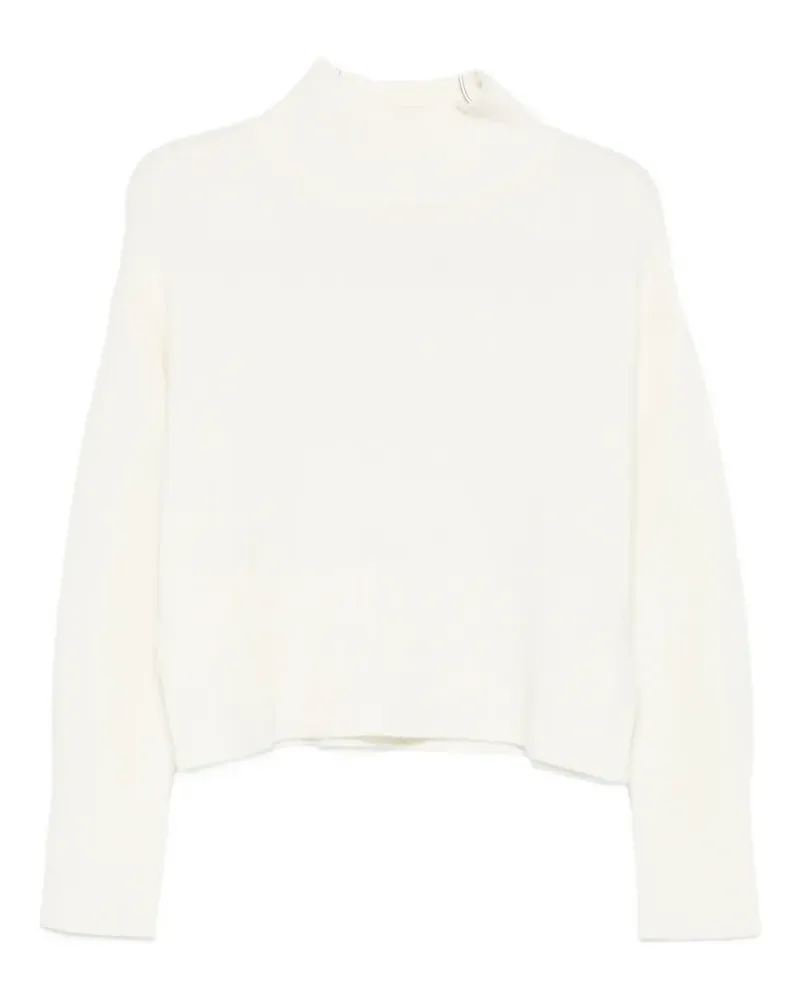 Suncoo Pullover mit Stehkragen - Weiß Weiß
