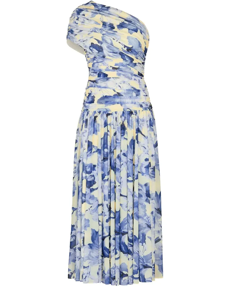 NICHOLAS Gaia Midikleid - Blau Blau