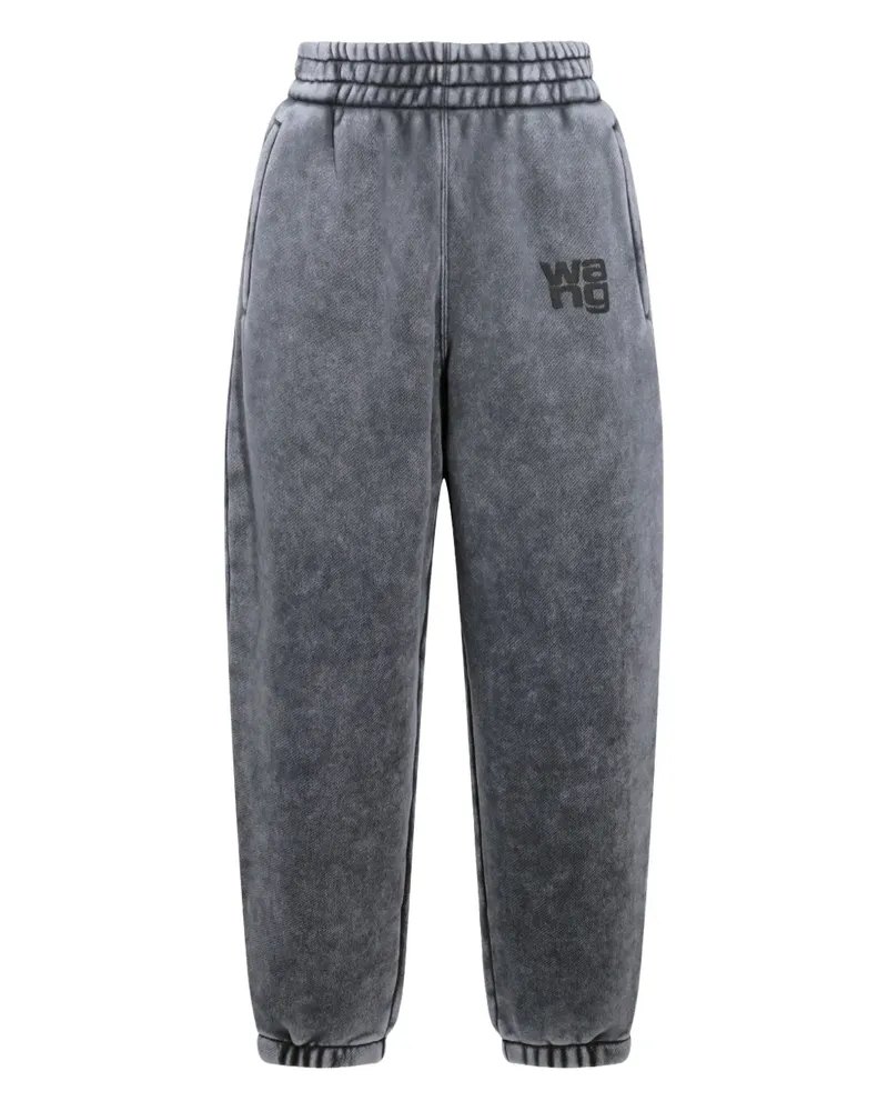 Alexander Wang Jogginghose mit Logo-Stickerei - Grau Grau