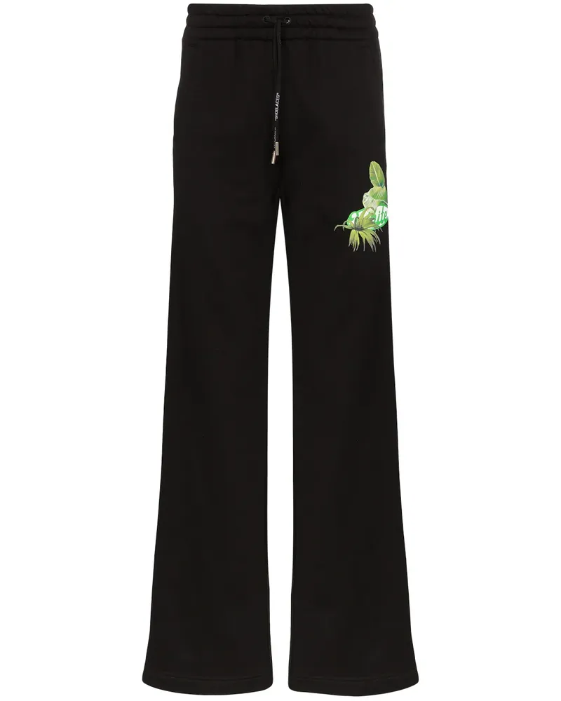 OFF-WHITE Ausgestellte Jogginghose - Schwarz Schwarz