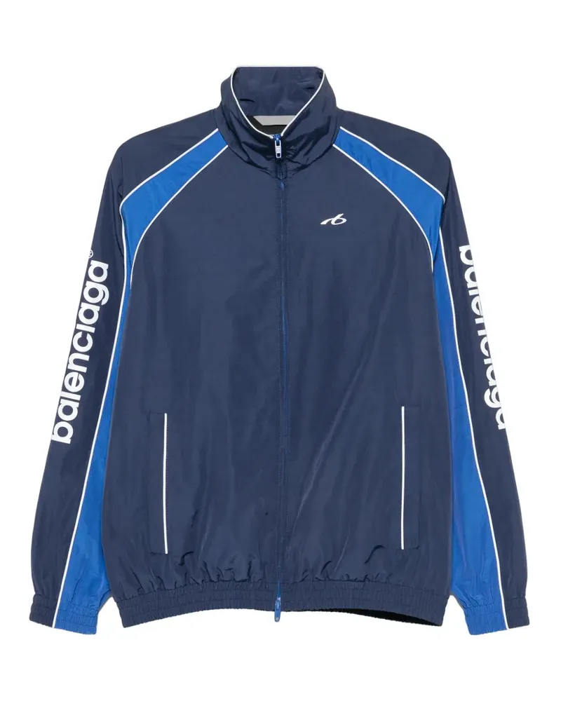 Balenciaga Jacke mit Kontrasteinsätzen - Blau Blau