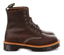 1460 Wild Schnürstiefel aus gekörntem Leder - Braun