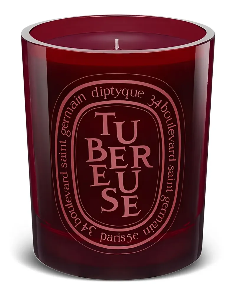 Diptyque Mittelgroße Tubereuse Kerze (300g) - Rot Rot